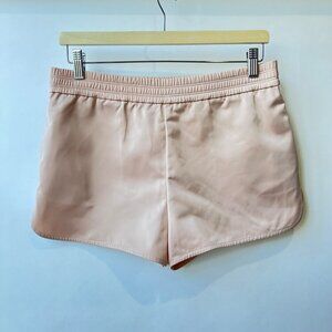 T Alexander Wang Satin track shorts in blush, Size XS H41